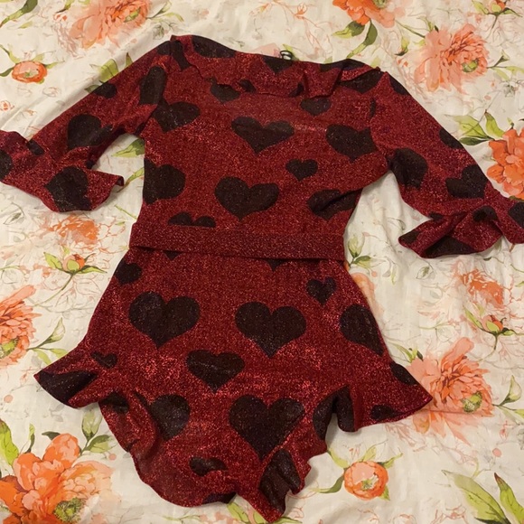 ♥️ Heart print Agent Provocateur Amour romper lingerie with original AP box - Picture 2 of 11